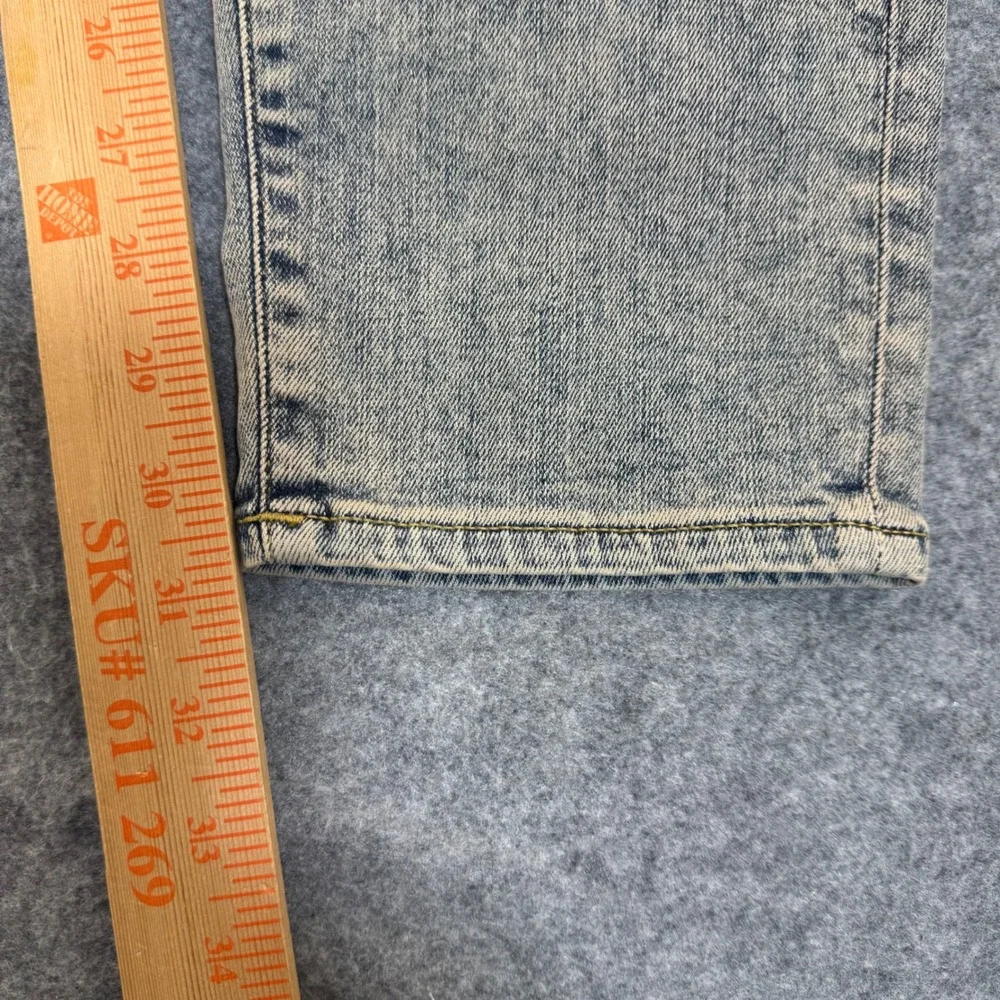 Represent Baggy Blue Cream Acid Wash Jeans Mens 28 M07048-25